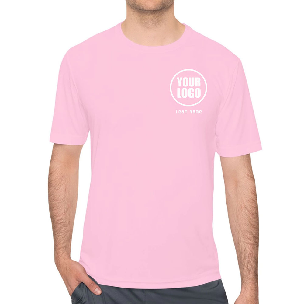 Custom Logo Pickleball Team Performance Moisture-Wicking Tee 7